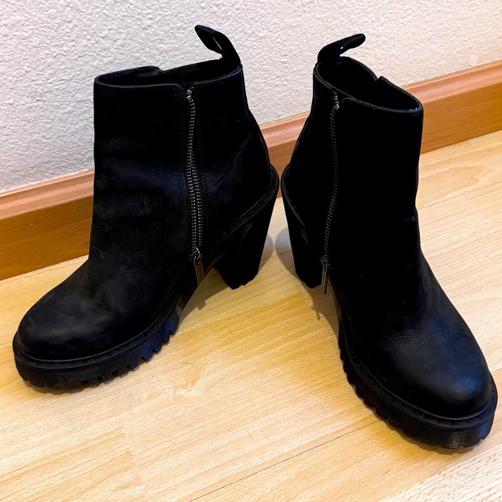 Dr. Martens Docs Magdalena Chunky Heeled Boot